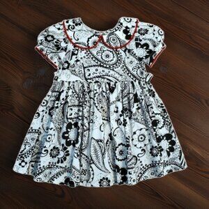 Maria Elena Black and White Dress Size 2T
